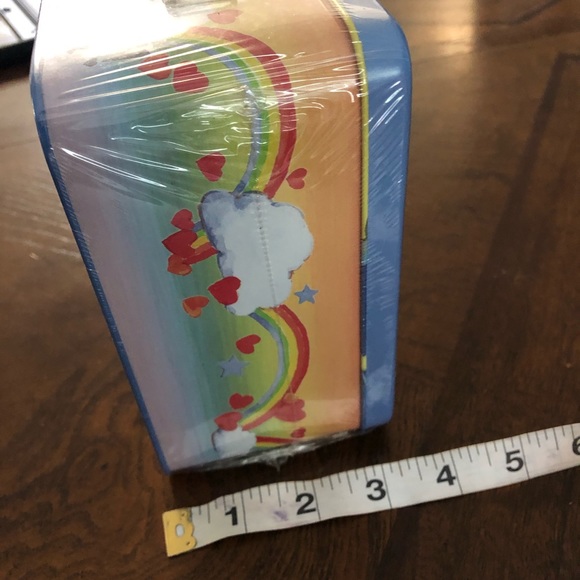 Care Bears tin box by rix painted inside rainbow sunshine sun - Picture 6 of 8